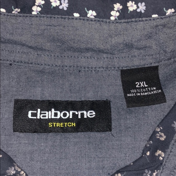 Claiborne stretch button-down XXL - Picture 3 of 4